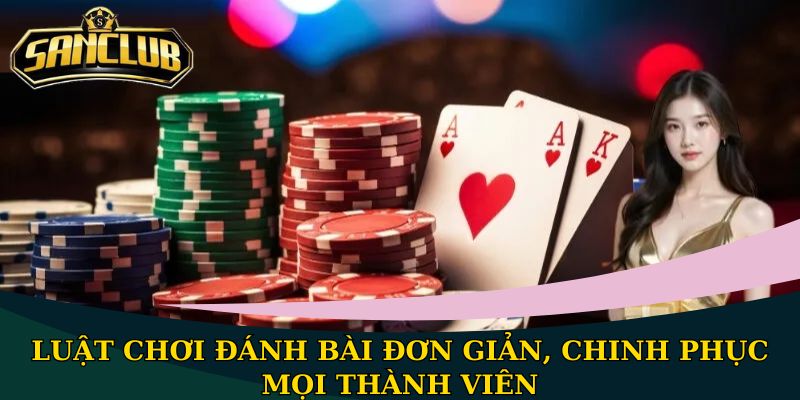 Luật chơi đánh bài đơn giản, chinh phục mọi thành viên
